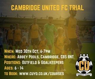Cambridge United Trials